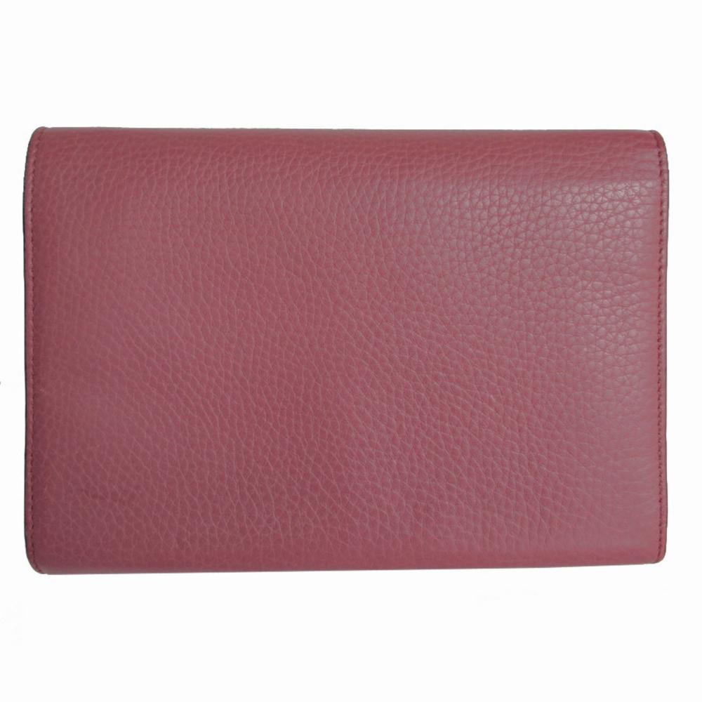 Burgundy Leather Gucci Marmont