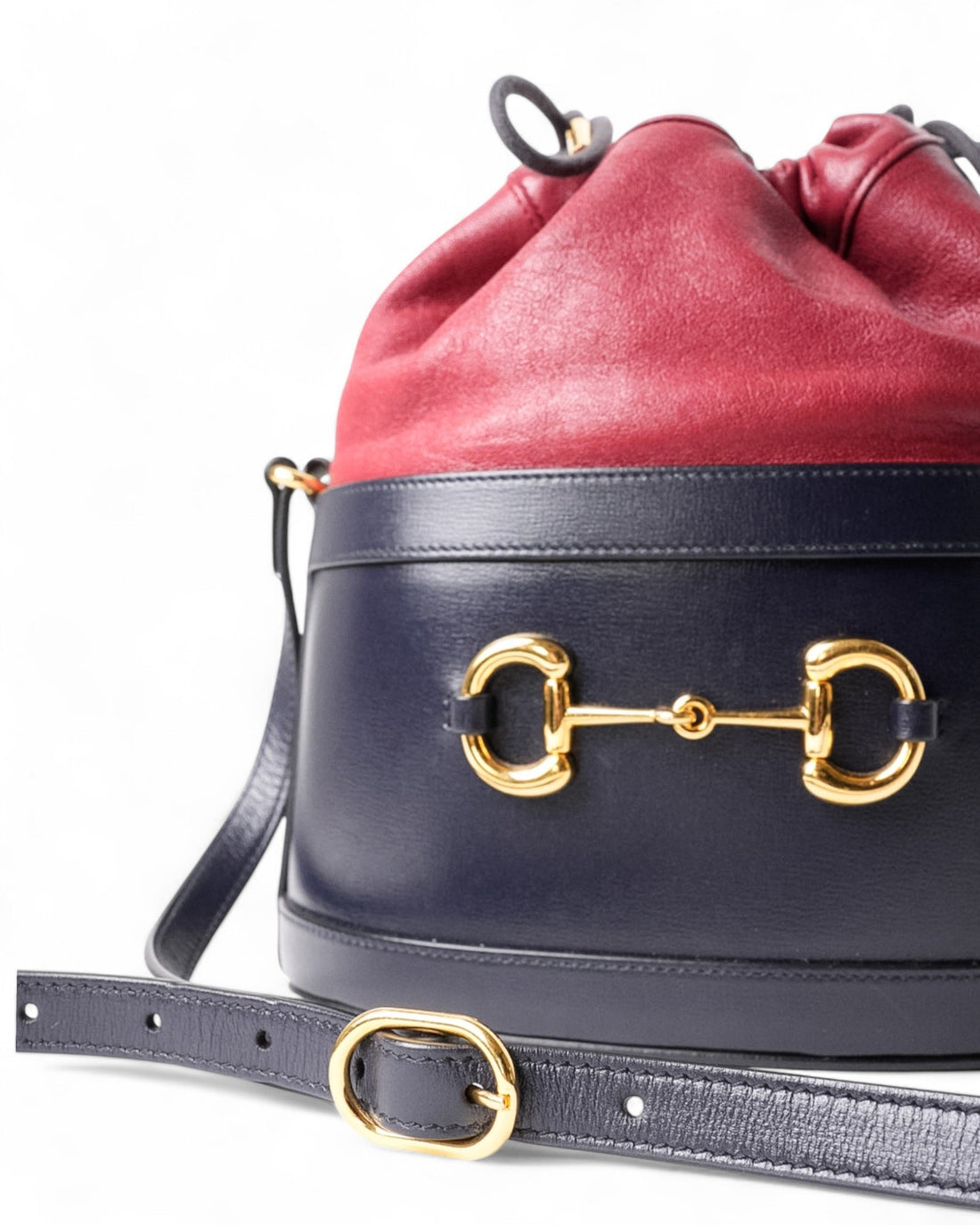 Burgundy Leather Gucci Crossbody Bag