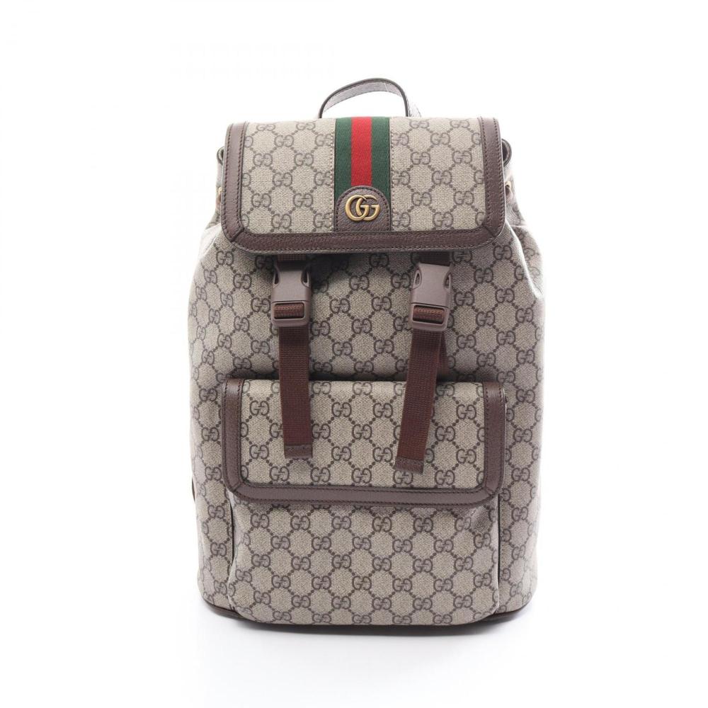 Multicolor Leather Gucci Backpack
