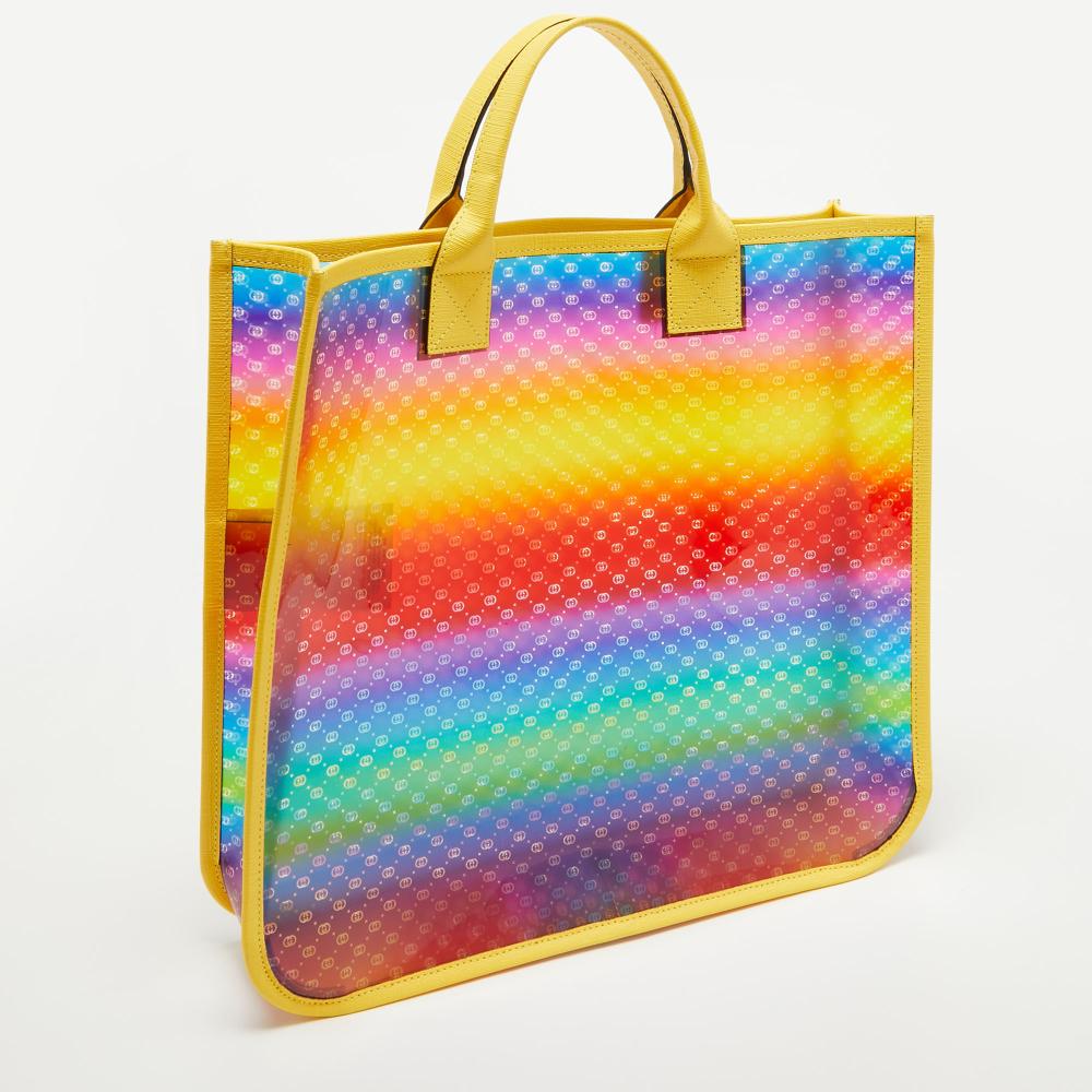 Multicolor Leather Gucci Tote