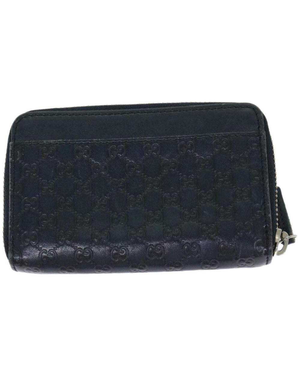 Navy Canvas Gucci Pouch