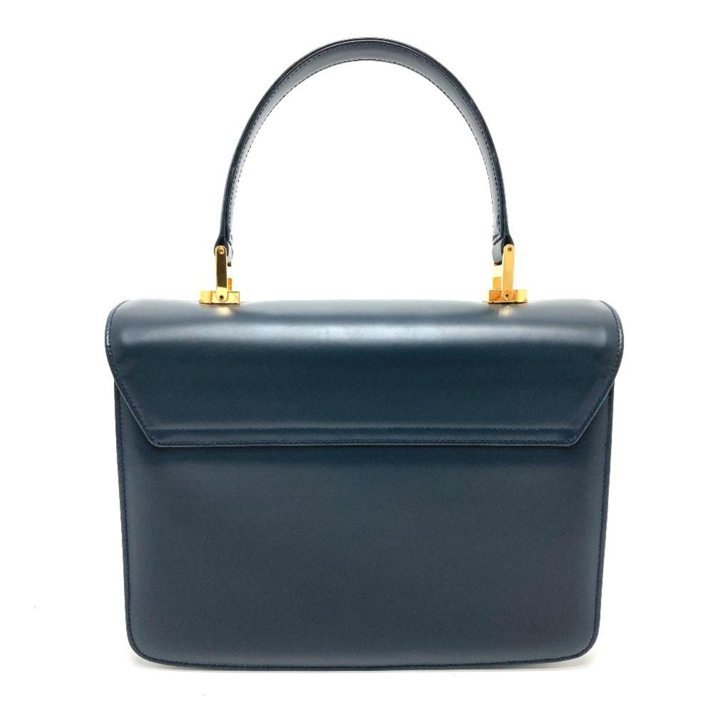 Navy Leather Gucci Travel Bag