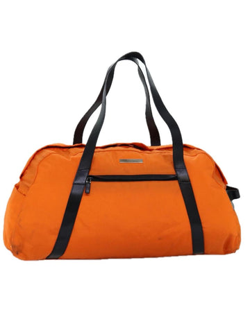 Orange Canvas Gucci Boston Bag