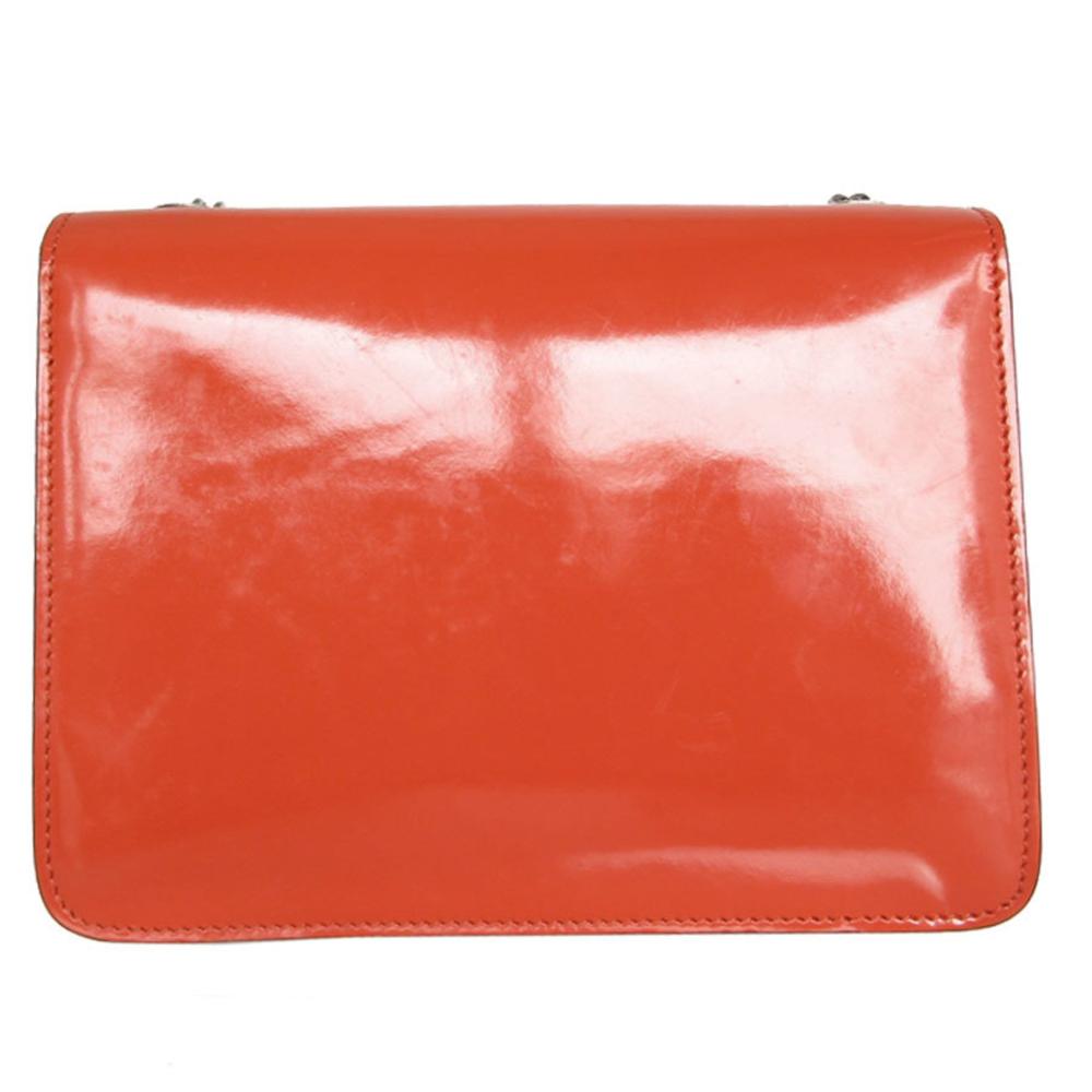 Orange Leather Gucci Shoulder Bag