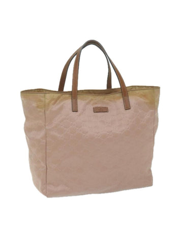 Pink Canvas Gucci Swing Tote