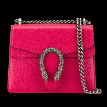 Pink Leather Gucci Dionysus