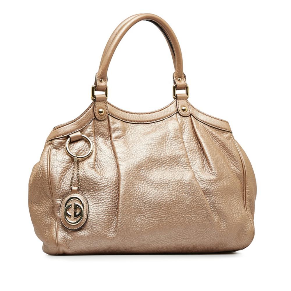Pink Leather Gucci Handbag