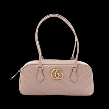 Pink Leather Gucci Marmont