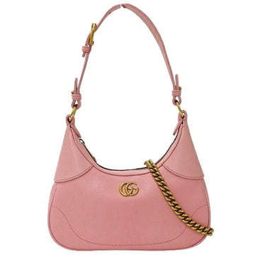 Pink Leather Gucci Shoulder Bag