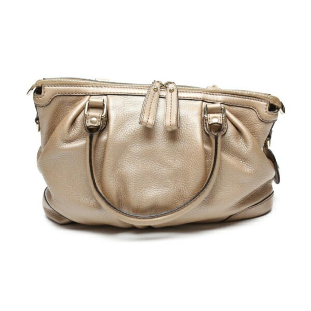 Pink Leather Gucci Shoulder Bag