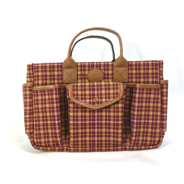Red Canvas Gucci Handbag