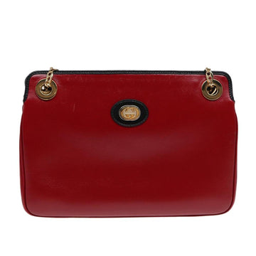 Red Leather Gucci Crossbody Bag