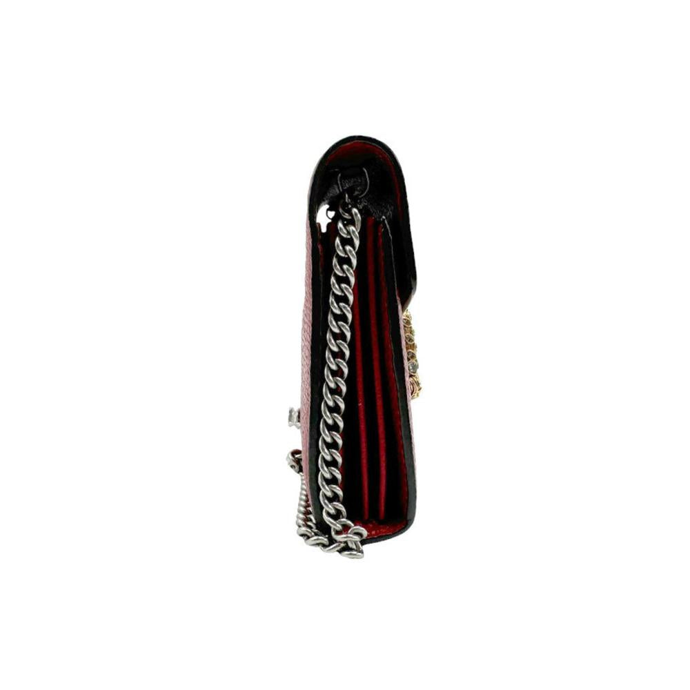 Red Leather Gucci Dionysus
