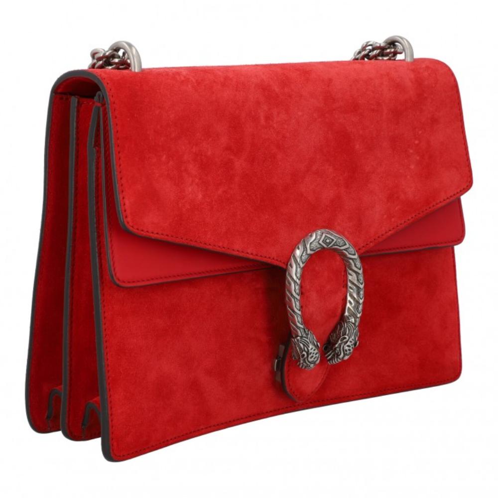 Red Leather Gucci Dionysus