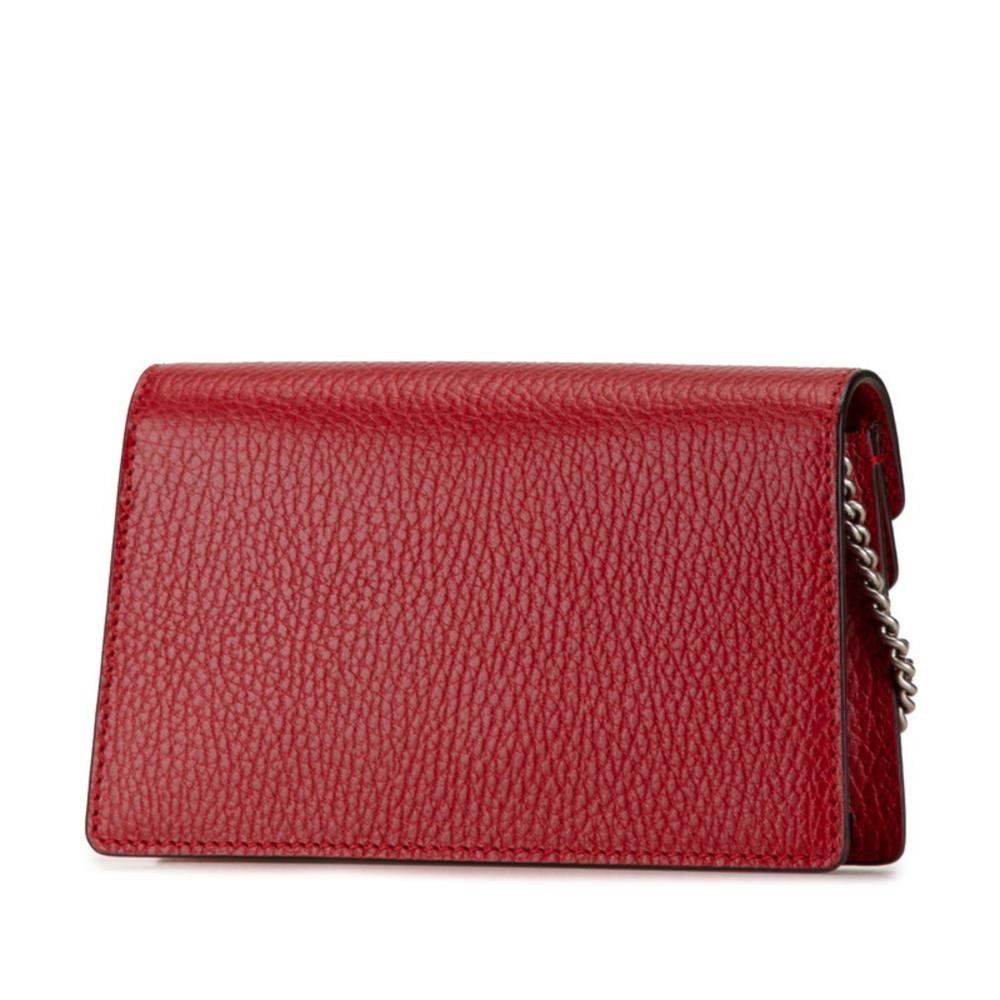 Red Leather Gucci Dionysus