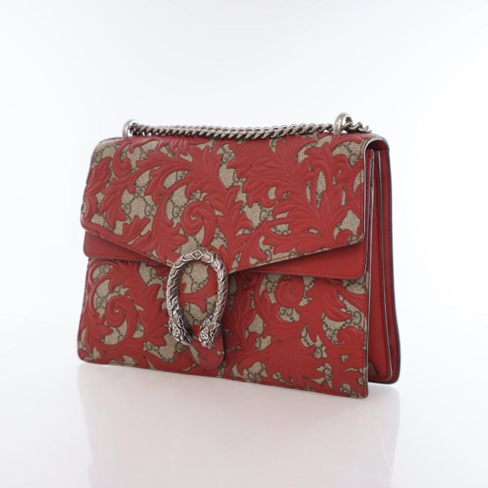 Red Leather Gucci Dionysus