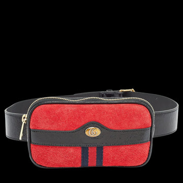 Red Leather Gucci Ophidia