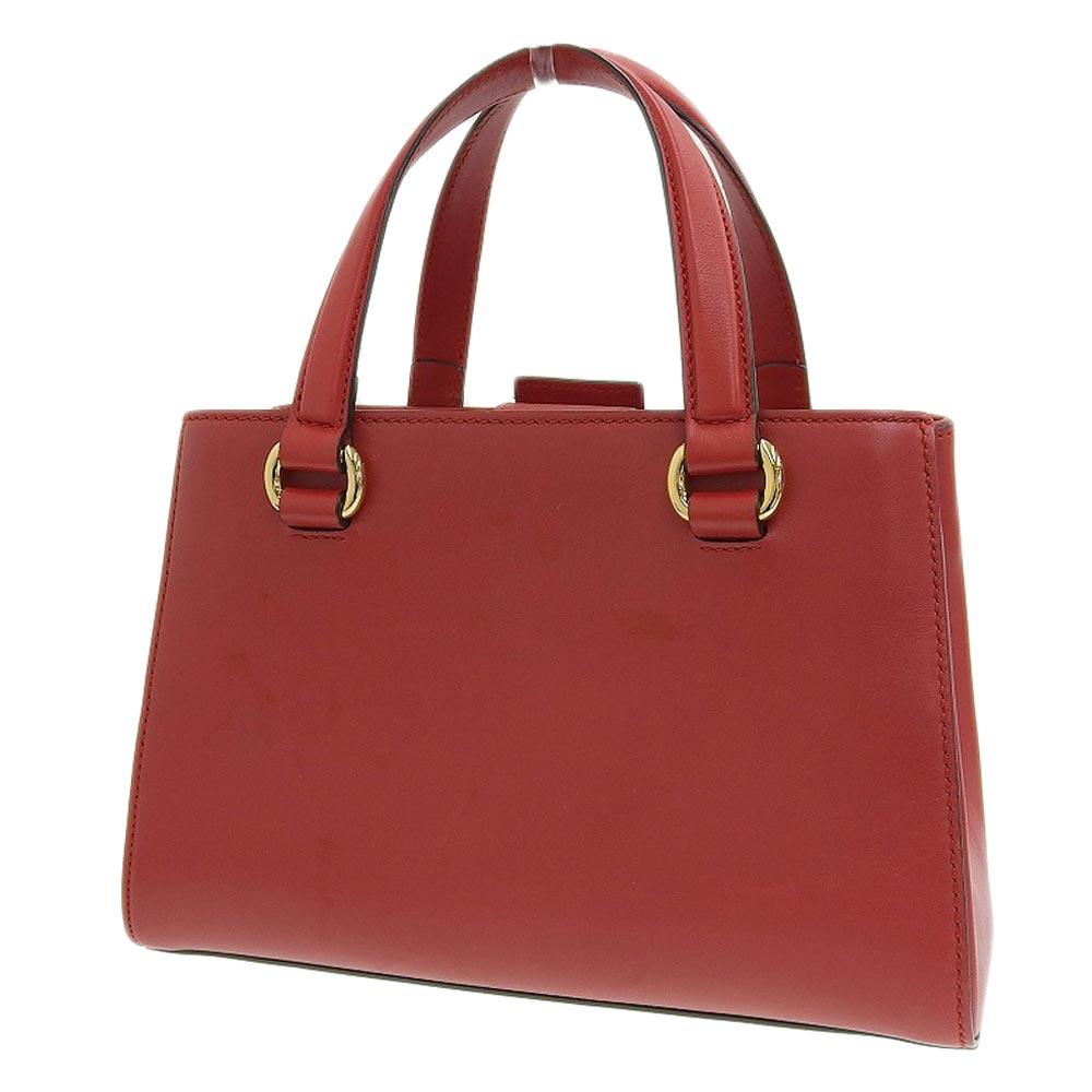 Red Leather Gucci Sylvie