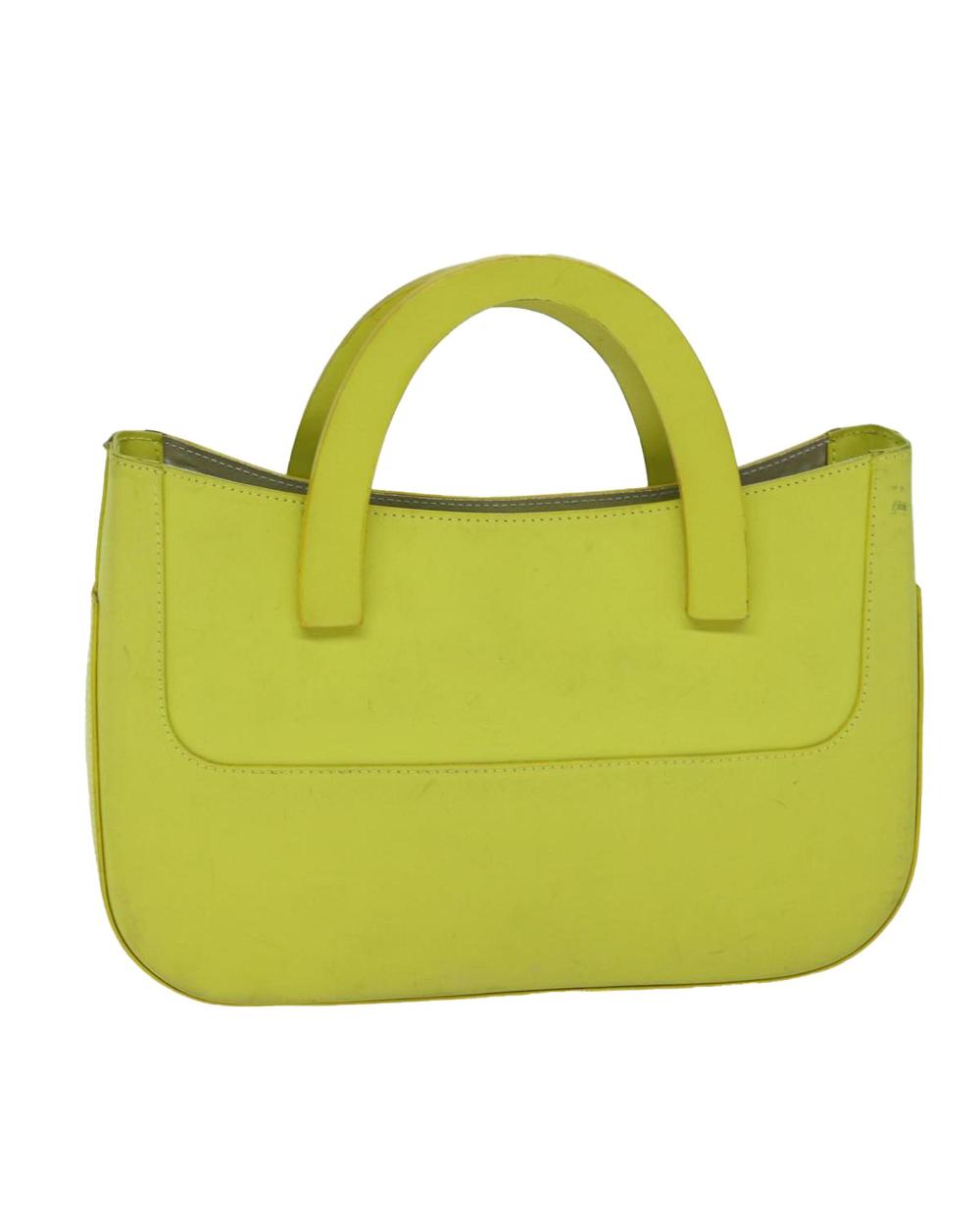 Yellow Leather Gucci Handbag
