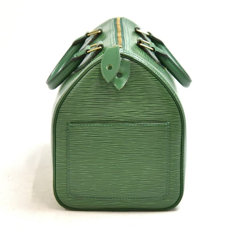 Louis Vuitton Speedy 30 Green Epi