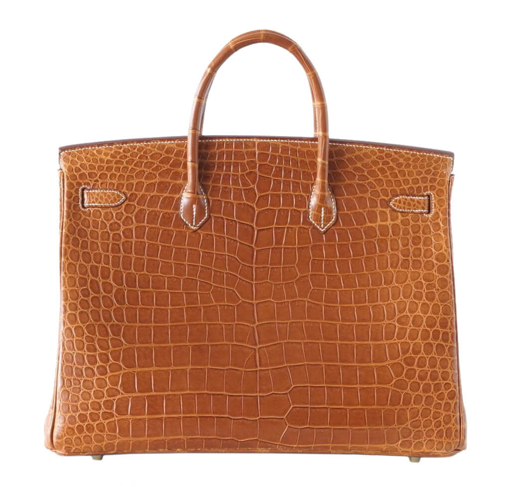HermÃÂ¨s Matte Porosus Crocodile Fauve Birkin 40 Bag