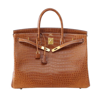 HermÃÂ¨s Matte Porosus Crocodile Fauve Birkin 40 Bag