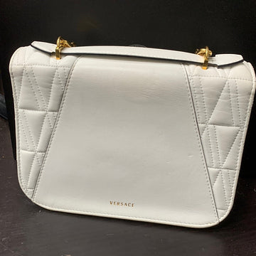 Versace Virtus Quilted Shoulder Bag