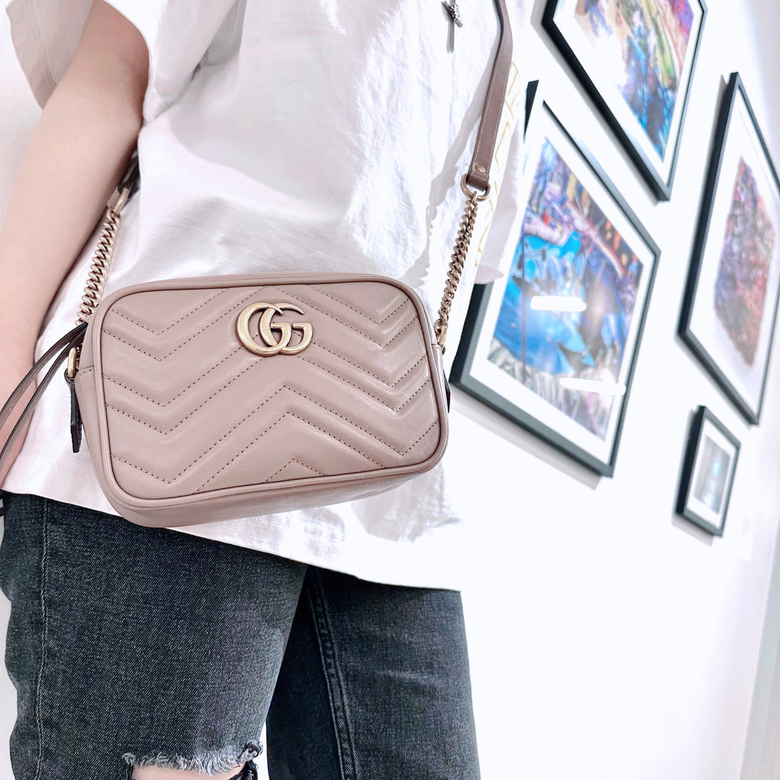 GUCCI Marmont Mini Shoulder Camera Bag TWS