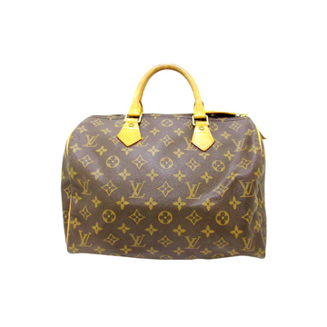 Louis-Vuitton Monogram Speedy 30 Brown