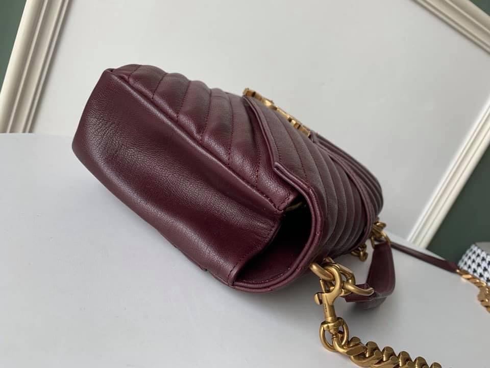 YSL College Medium Quilted leather Bag