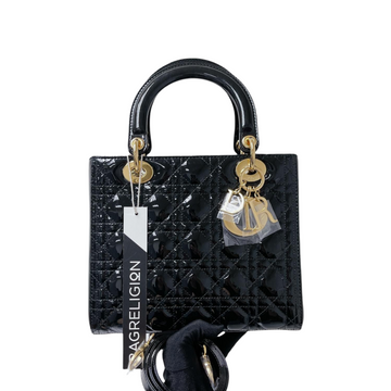 Lady Dior New 1:1 Repl  Medium Black GHW