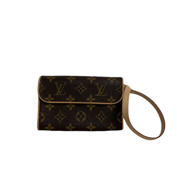 Louis-Vuitton Monogram Florentine Pochette Canvas Brown GHW