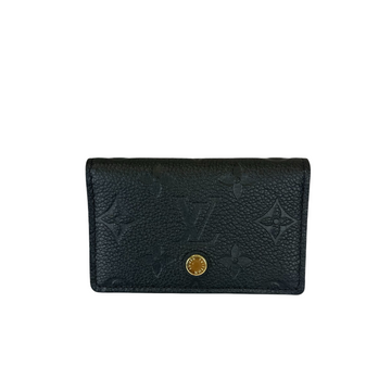 Louis-Vuitton Multicartes Monogram Empreinte Cardholder Black GHW
