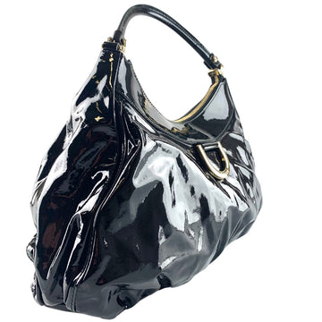 Gucci Black  D Ring Hobo