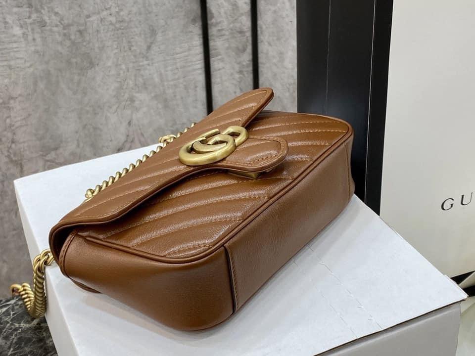 Gucci Marmont Small MatelassÃ© Shoulder Bag