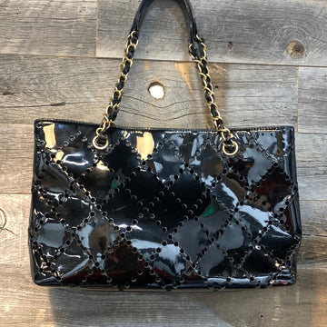 Chanel Perforated  Leather Tote Bag