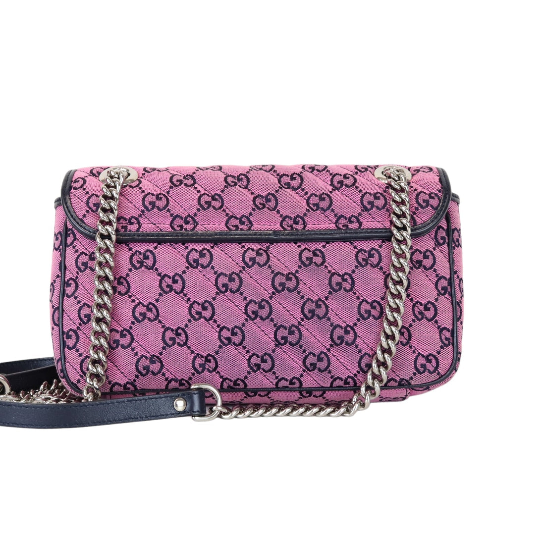 Gucci Small Marmont Matelassé Leather Pink SHW