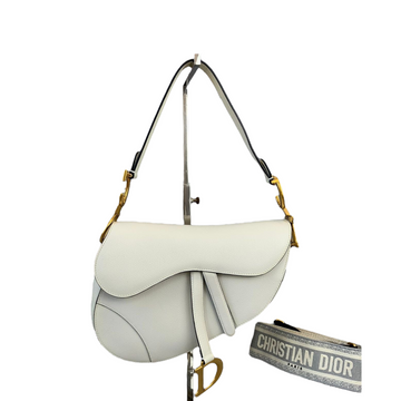 Medium Saddle CalBNkin White GHW