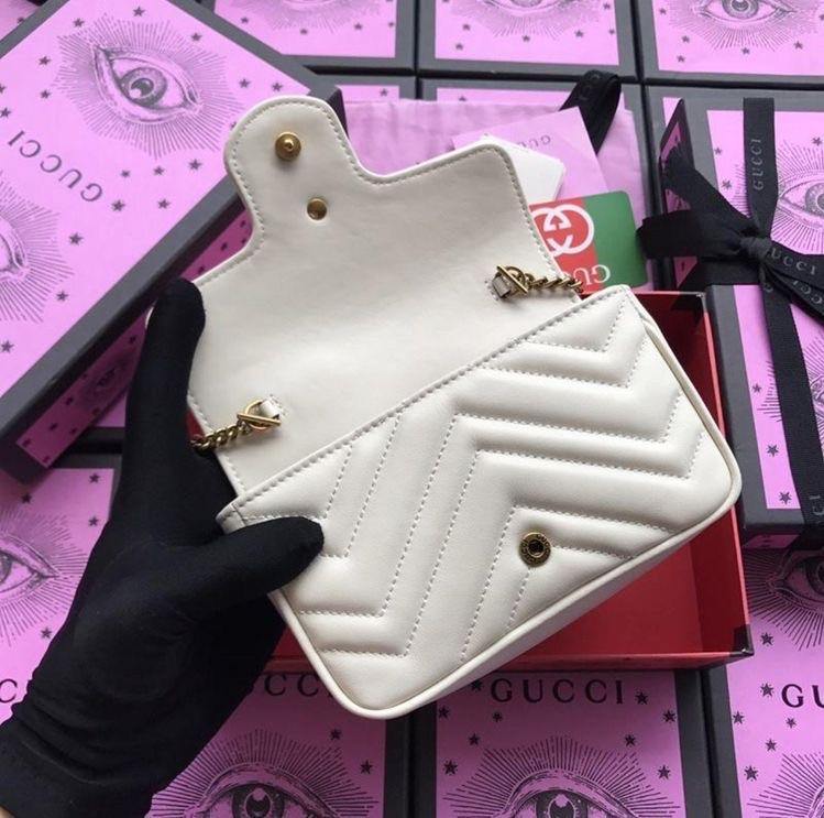 Gucci Marmont Small MatelassÃ© Shoulder Bag