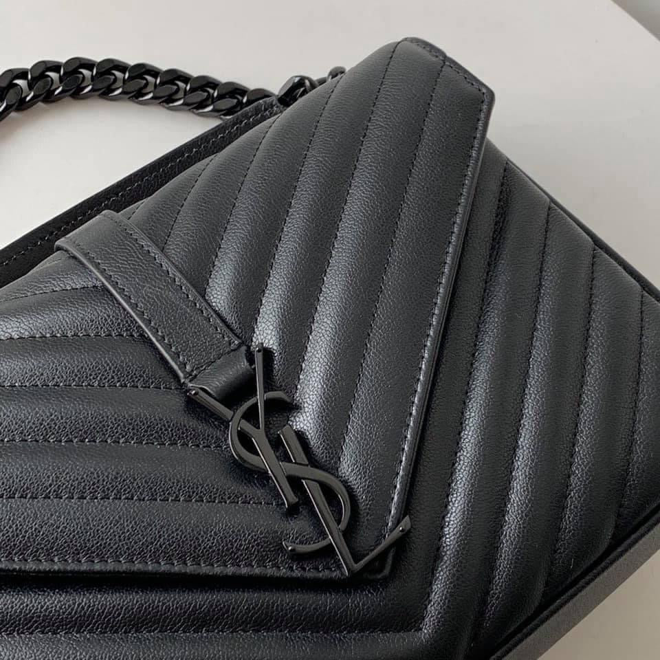 YSL College Medium Quilted leather Bag