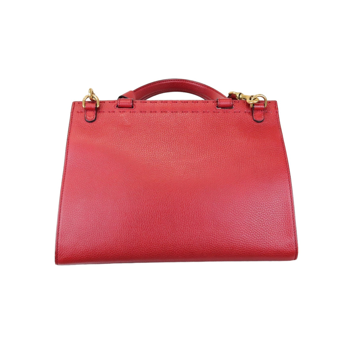 Gucci GG Marmont Two Way Top Handle Red GHW
