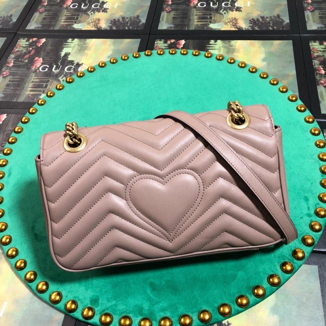 Gucci Marmont Small MatelassÃ© Shoulder Bag