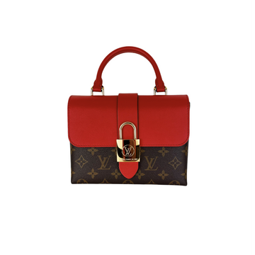 Louis-Vuitton Locky BB Monogram Canvas Brown/Red GHW