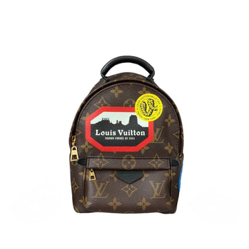 Louis-Vuitton Mini Palm Springs Monogram World Tour GHW