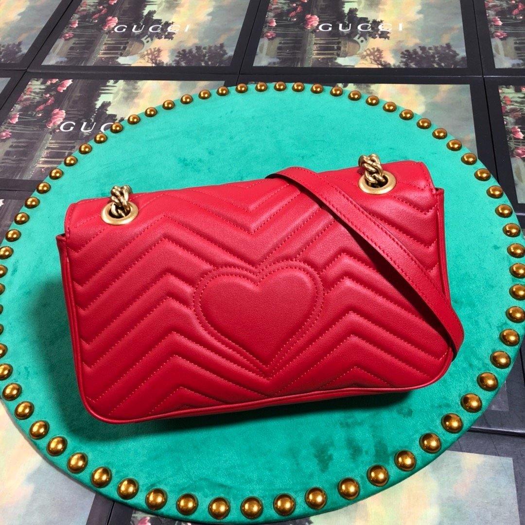 Gucci Marmont Small MatelassÃ© Shoulder Bag