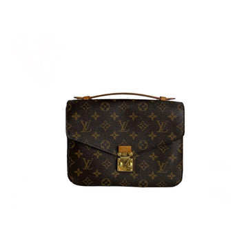 Louis-Vuitton Pochette Metis Leather Monogram GHW