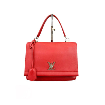 Louis-Vuitton Lockme ll Leather Red SHW