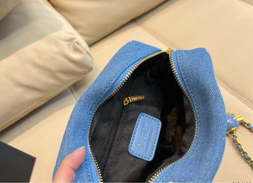 New  Chanel Blue Jean crossbody
