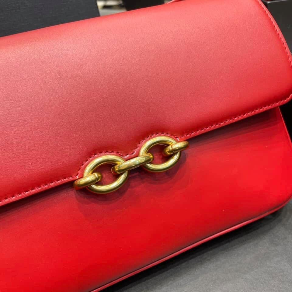 YSL Le Maillon Satchel Leather Bag