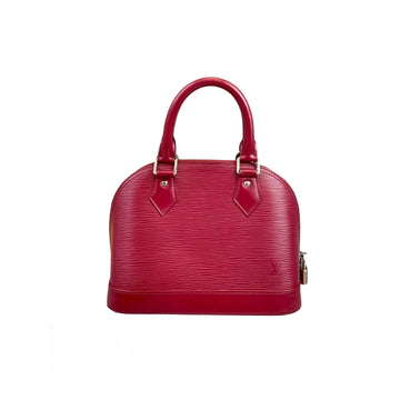 Louis-Vuitton Alma BB Epi Leather Red SHW